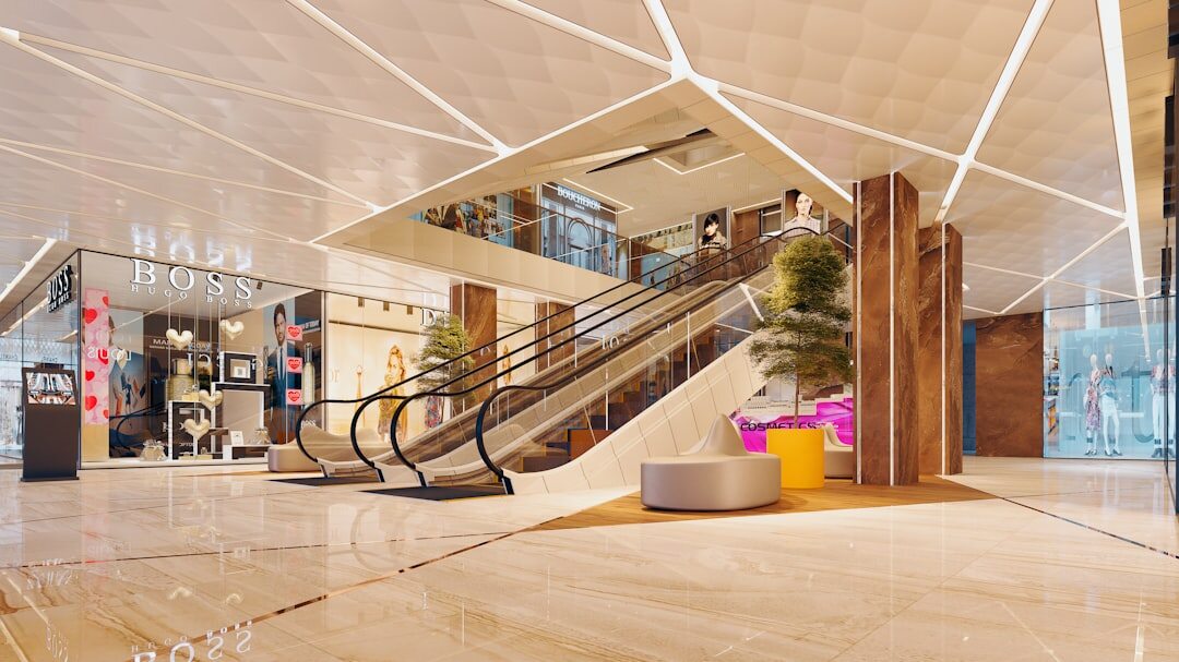 modern retail space interior