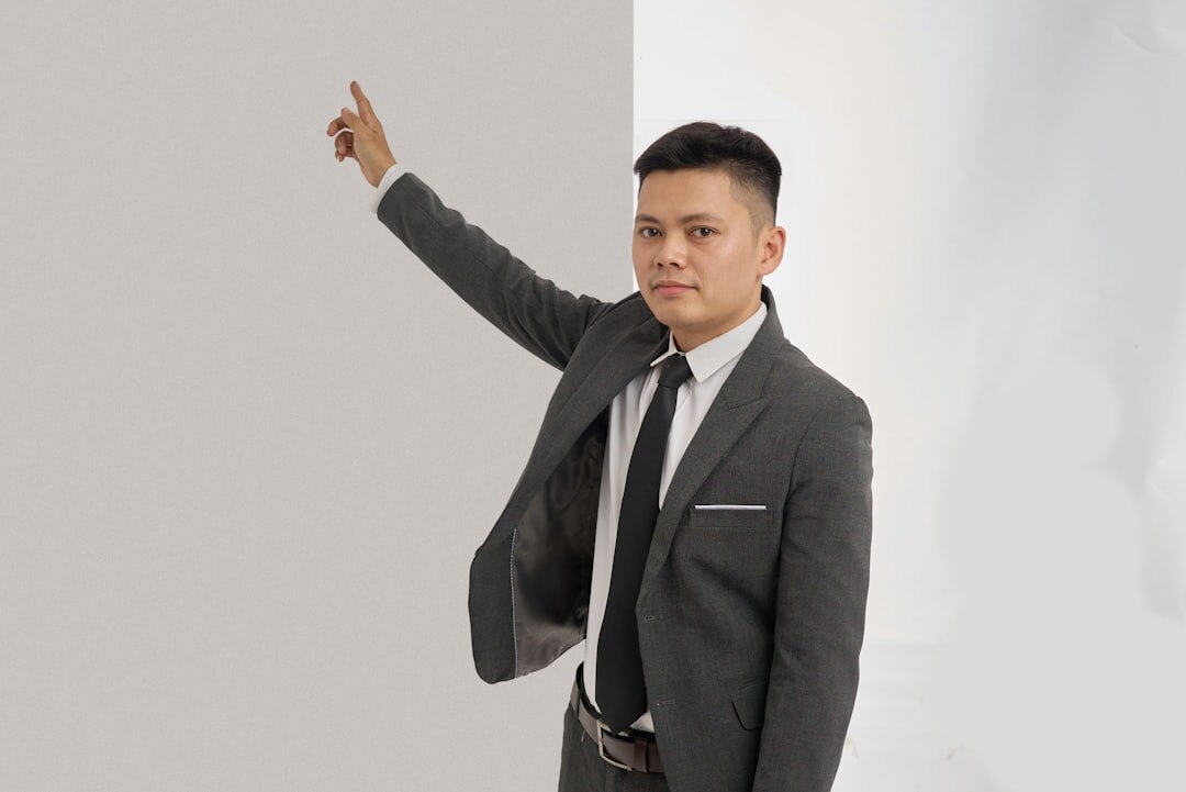commercial real estate agent showing property